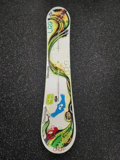 Used Burton FEELGOOD Womens Snowboard Only White 149 cm