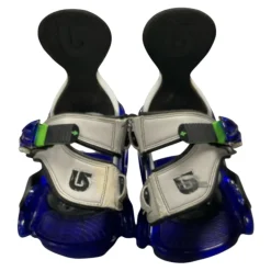 Used Burton FREESTYLE JR BINDINGS Boys Binding Only Navy Blue SM