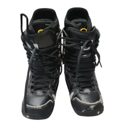 Used Burton FREESTYLE LACE UP Mens Snowboard Boots Black Senior 7