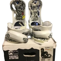 Used Burton FREESTYLE Mens Binding Only White LG