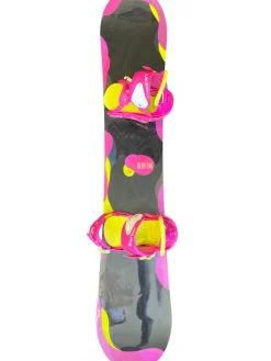 Used Burton GENIE Womens Snowboard Only Purple 150 cm