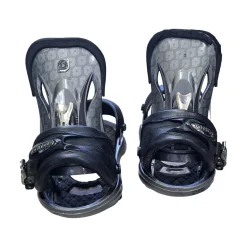 Used Burton GRIP FIT SNOWBOARD BINDINGS Mens Binding Only Black LG