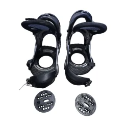 Used Burton GRIP FIT SNOWBOARD BINDINGS Mens Binding Only Black LG