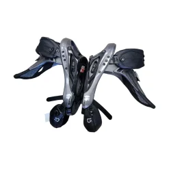 Used Burton GRIP FIT SNOWBOARD BINDINGS Mens Binding Only Black LG