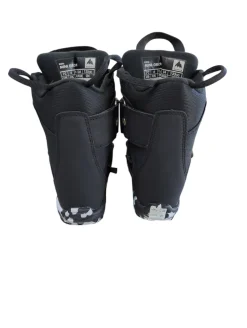 Used Burton GROM BOA Boys Snowboard Boots Black Junior 01