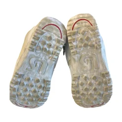 Used Burton GROM BOA Girls Snowboard Boots White Junior 03