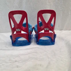 Used Burton GROM Boys Binding Only Royal Blue XS