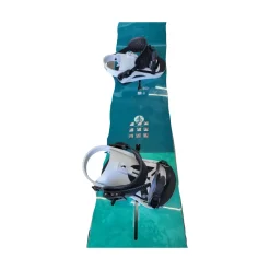 Used Burton HIGH SPIRITS 153 W/UNION ROSA BINDINGS Womens Board/Bindings Teal 153 cm