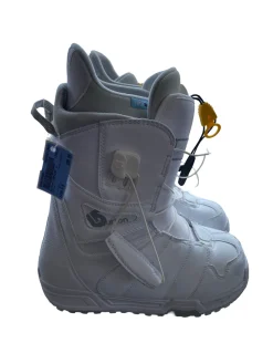 Used Burton IMPRINT 1 Womens Snowboard Boots White Senior 8