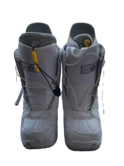 Used Burton IMPRINT 1 Womens Snowboard Boots White Senior 8