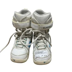 Used Burton KIDS FREESTYLE Girls Snowboard Boots White Junior 01