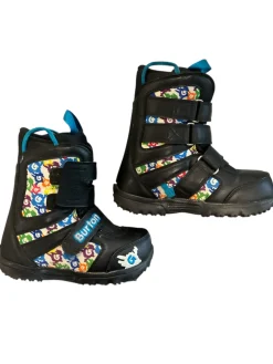 Used Burton KIDS GROM Boys Snowboard Boots None Junior 04
