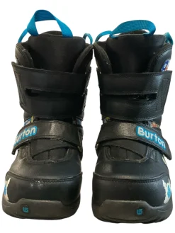 Used Burton KIDS GROM Boys Snowboard Boots None Junior 02