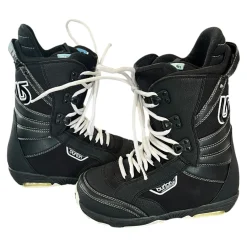 Used Burton LODI WOMENS Womens Snowboard Boots Black Senior 7.5