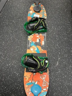 Used Burton LTR 90 Boys Board/Binding Orange 90 cm