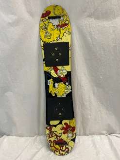 Used Burton LTR 100 Boys Snowboard Only Yellow 100 cm