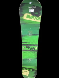 Used Burton LTR Boys Snowboard Only Green 130 cm