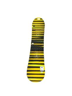 Used Burton LTR Boys Snowboard Only Black And Yellow 134 cm