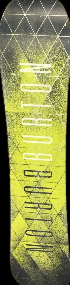Used Burton LTR Boys Snowboard Only Neon Green 130 cm