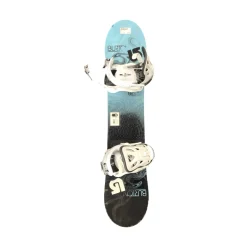 Used Burton LTR Girls Board/Binding Carolina Blue 110 cm