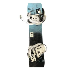 Used Burton LTR Girls Board/Binding Carolina Blue 110 cm