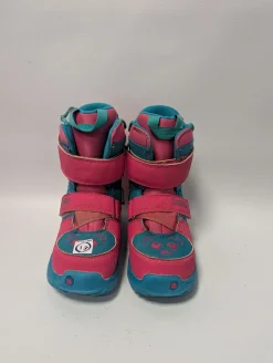 Used Burton MINI GROM SNOWBOARD BOOTS Girls Snowboard Boots Pink Youth 13.0