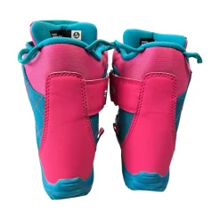 Used Burton MINI-GROM YOUTH 10 SB BOOTS Girls Snowboard Boots Pink Youth 10.0