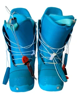 Used Burton MINT Womens Snowboard Boots Carolina Blue Senior 8