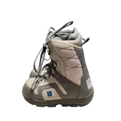 Used Burton MOTO KIDS Boys Snowboard Boots Grey Junior 05