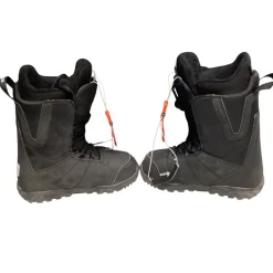 Used Burton MOTO LACE Mens Snowboard Boots Black Senior 9.5