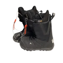 Used Burton MOTO LACE Mens Snowboard Boots Black Senior 9.5