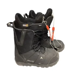 Used Burton MOTO LACE Mens Snowboard Boots Black Senior 9.5
