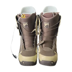 Used Burton MOTO MENS BOOT SZ 12 Mens Snowboard Boots Brown Senior 12