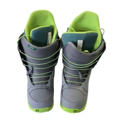 Used Burton MOTO SNOWBOARD BOOTS SZ 11 Mens Snowboard Boots Grey Senior 11