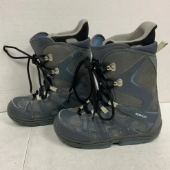 Used Burton MOTO Womens Snowboard Boots Navy Blue Senior 10