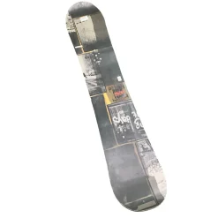 Used Burton PROCESS Mens Snowboard Only Black 155 cm