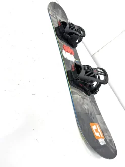 Used Burton PROCESS W/ S/M UNION BINDINGS Boys Board/Binding Black 138 cm