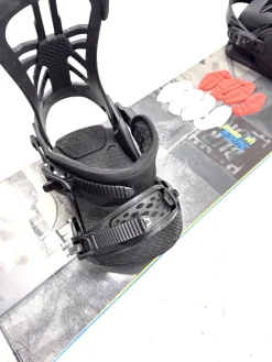 Used Burton PROCESS W/ S/M UNION BINDINGS Boys Board/Binding Black 138 cm