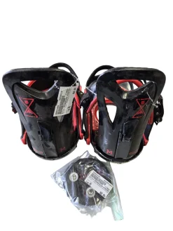Used Burton PROGRESSION BINDINGS Mens Binding Only Red MD