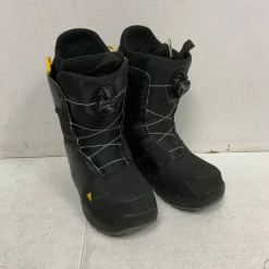 Used Burton PROGRESSION BOA Mens Snowboard Boots Black Senior 11.5