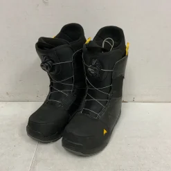 Used Burton PROGRESSION BOA Mens Snowboard Boots Black Senior 11.5