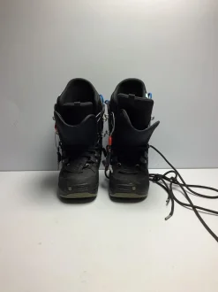 Used Burton PROGRESSION Girls Snowboard Boots Black And Sky Blue Junior 05