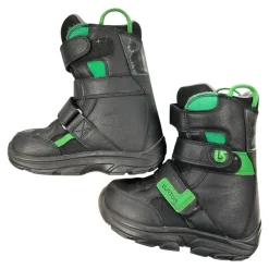 Used Burton PROGRESSION XS Boys Snowboard Boots Black Junior 02