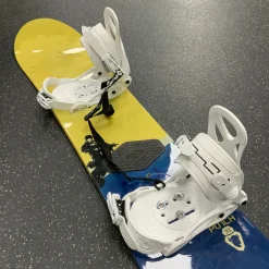Used Burton PUNCH Boys Board/Binding Yellow 133 cm