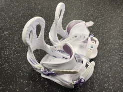 Used Burton REFLEX Womens Binding Only White MD