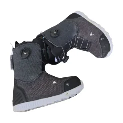 Used Burton RITUAL LTD DOUBLE BOA 7.5 W Womens Snowboard Boots Black Senior 7.5