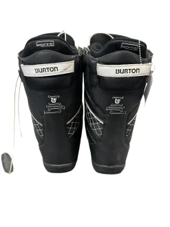 Used Burton RULER SMALLS Boys Snowboard Boots Black Senior 7