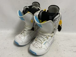 Used Burton SAPPHIRE Women’s Snowboard Boots White And Royal Blue Senior 8.5