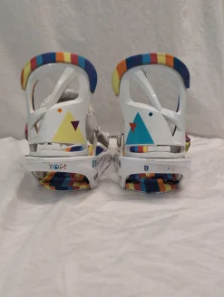 Used Burton SCRIBE Womens Binding Only White LG