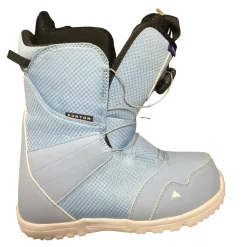 Used Burton SMALLS Girls Snowboard Boots Royal Blue Youth 06.0